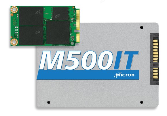 A Micron solid-state drive.