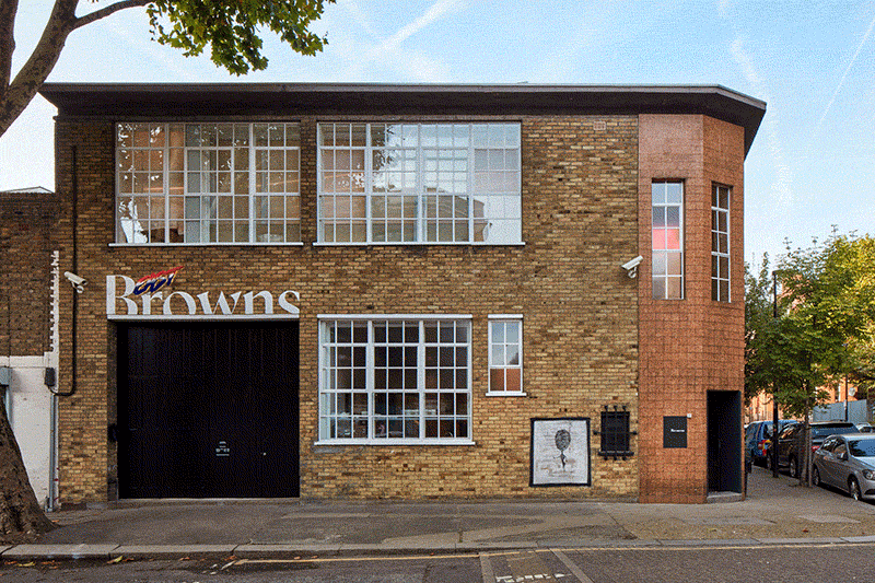 Browns boutique in London.