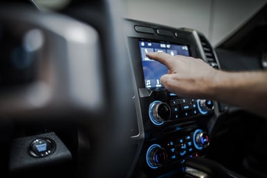 car dashboard radio