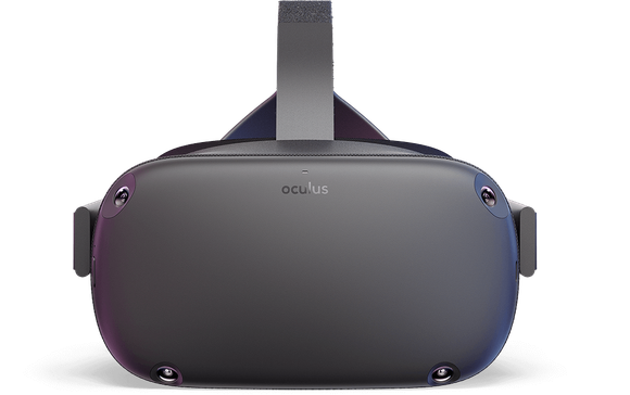 Oculus Quest front view. 