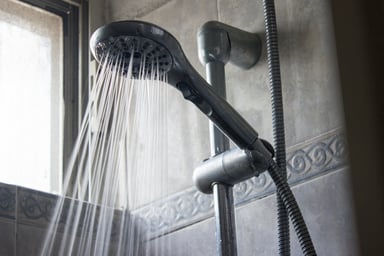 hot shower water getty