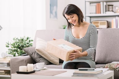 package delivery shop at home getty