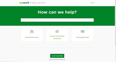 UPWKhelpcenter