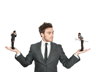 man devil angel white getty