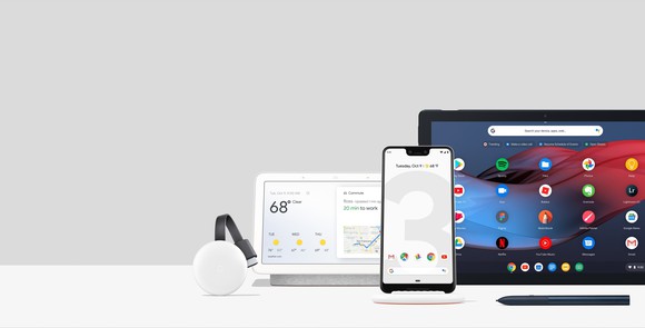 Collection of new hardware from Google