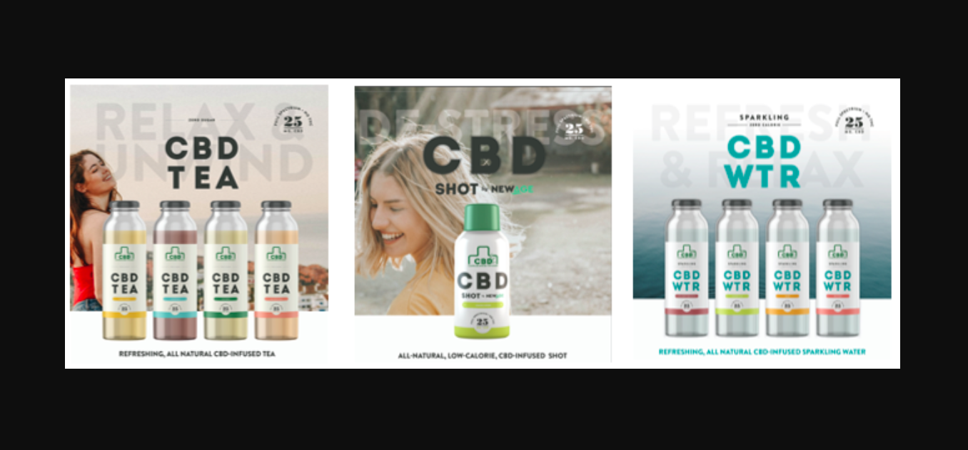 New Age Beverages' new CBD-infused product line.