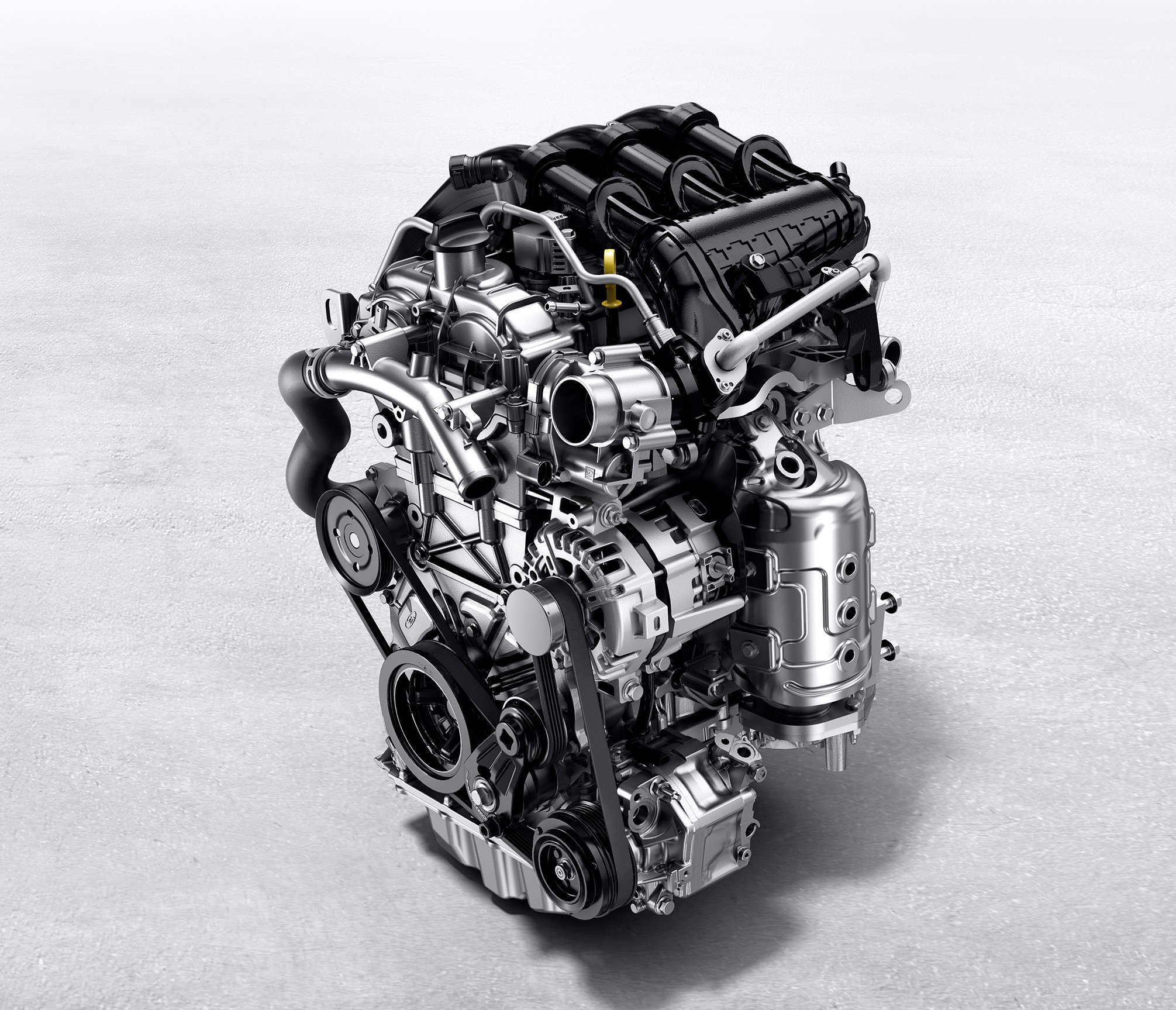 GM's 1.3 liter "Ecotec" engine, a turbocharged three-cylinder unit.