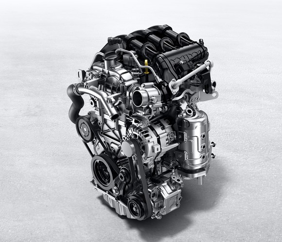 GM's 1.3 liter "Ecotec" engine, a turbocharged three-cylinder unit.