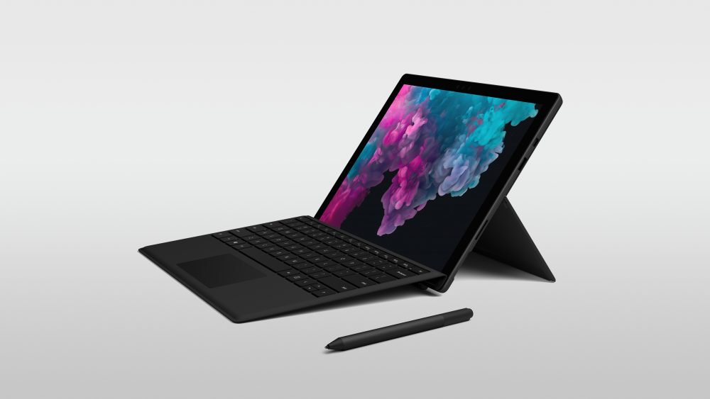 The Microsoft Surface Pro 6.