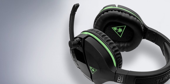 A Turtle Beach gaming headset.