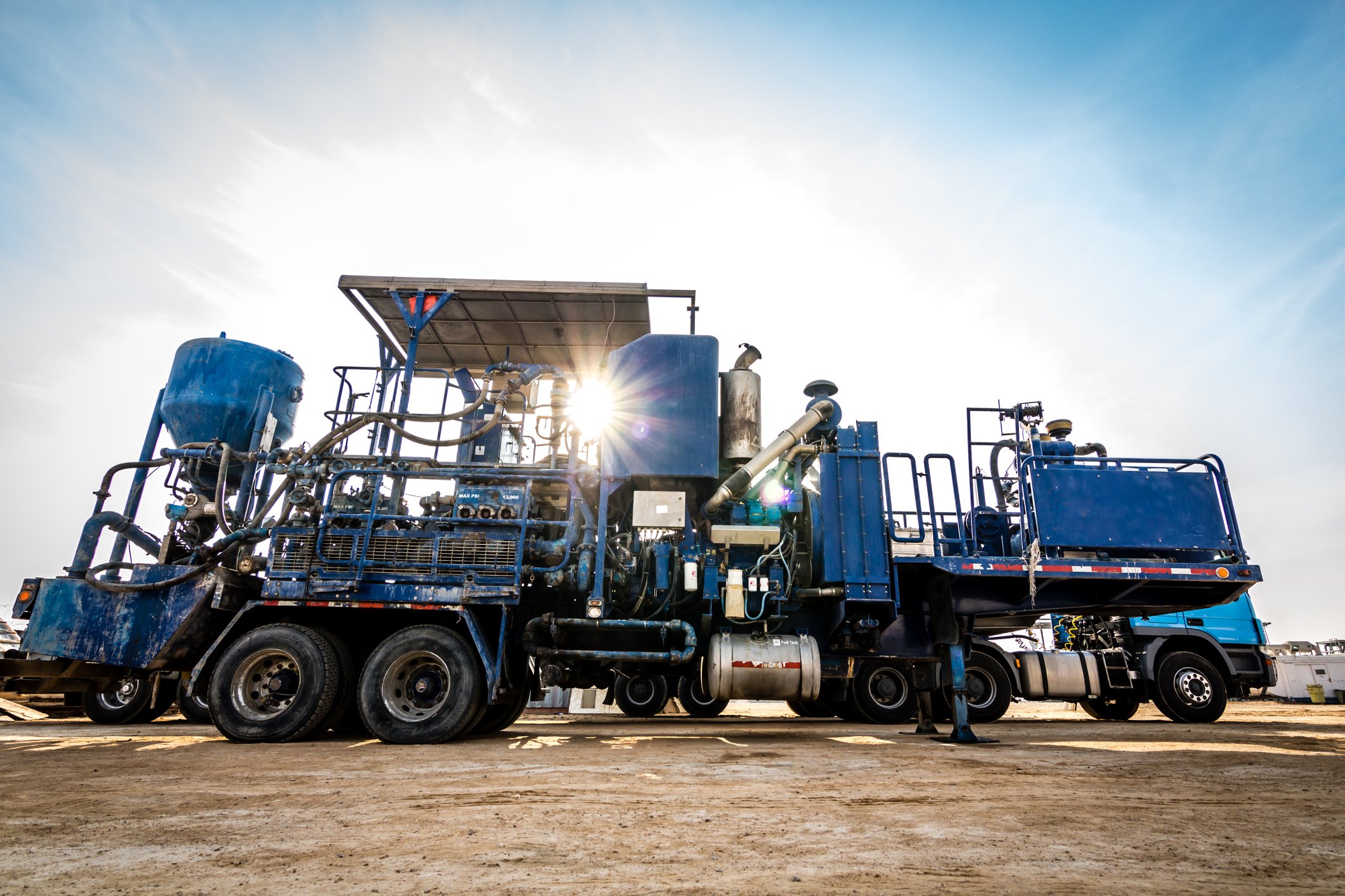 Pressure pumping equipment.