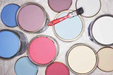 paint cans