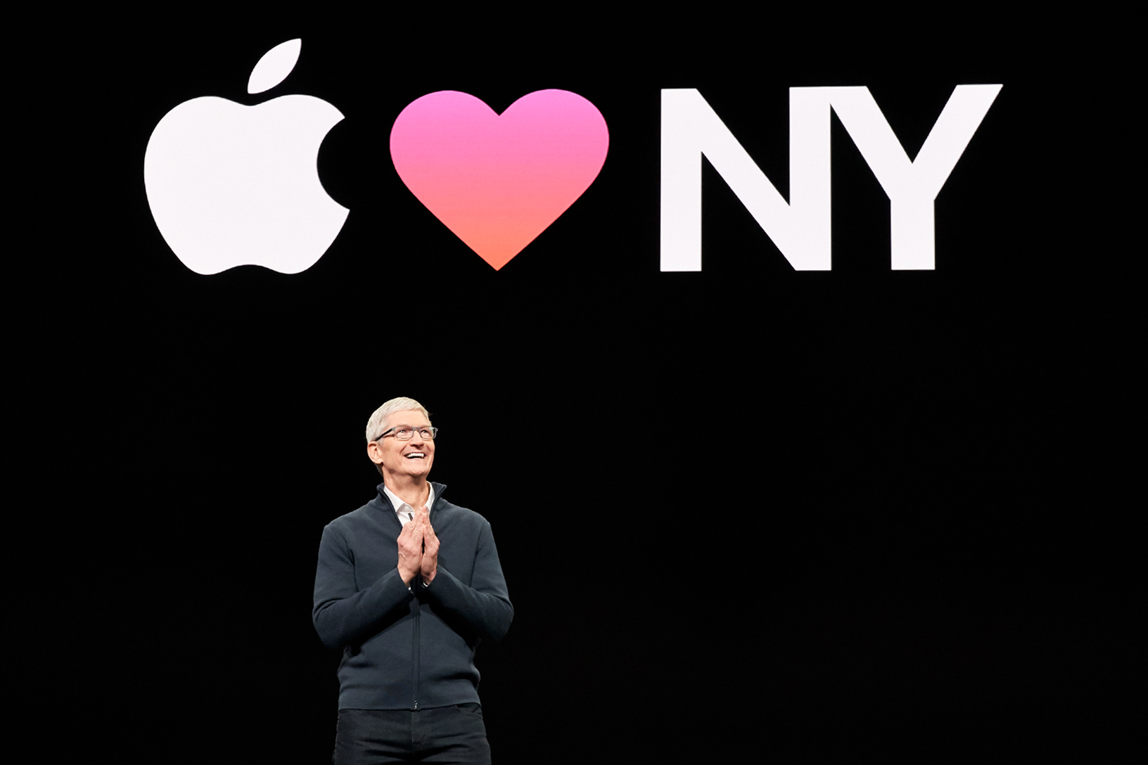 Apple CEO Tim Cook at Apple's October 2018 product event