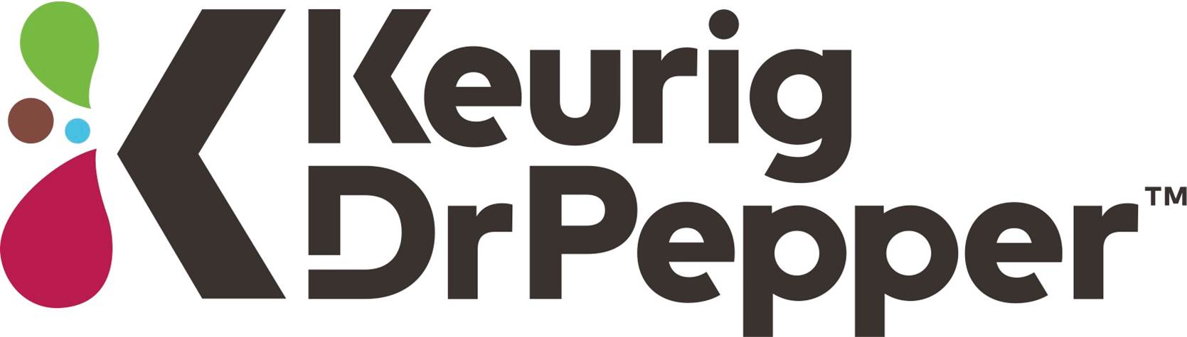 Keurig Dr Pepper logo on white background.