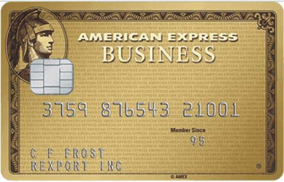 American Express Business Gold card.