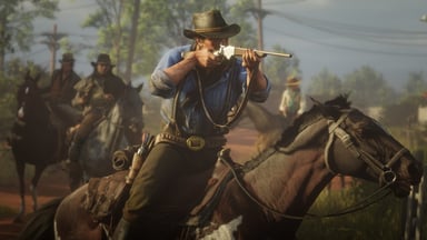 rdr 2 horse cowboy