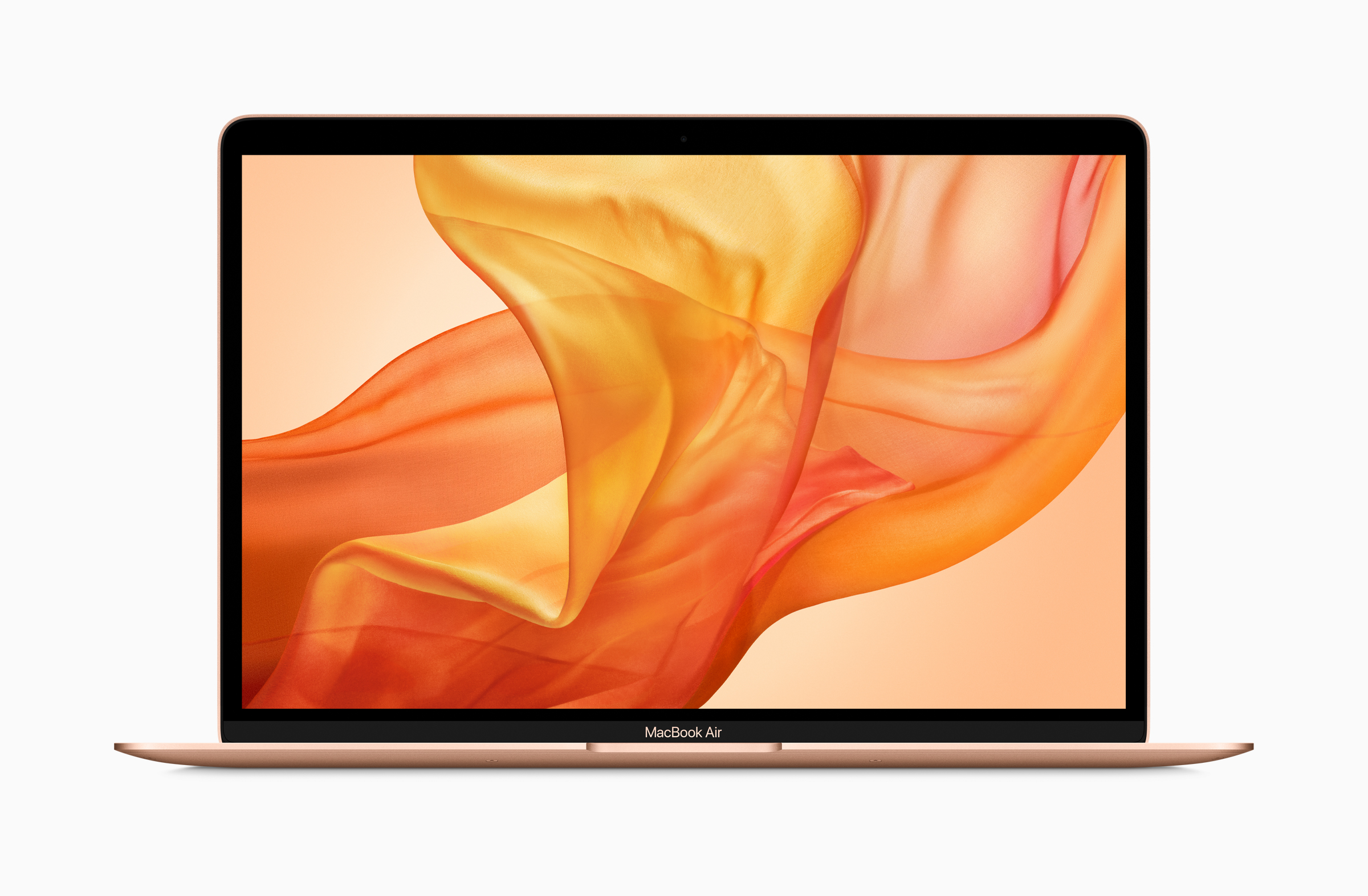 Apple's MacBook Air in gold.
