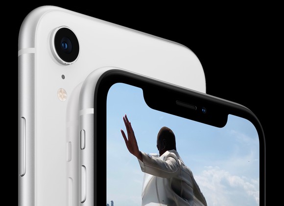 Image of two iPhones with a black background.