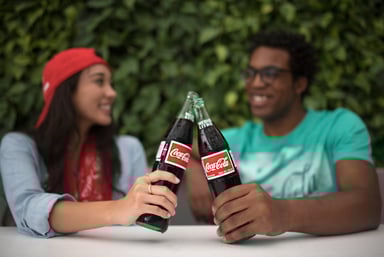 Coke bottles