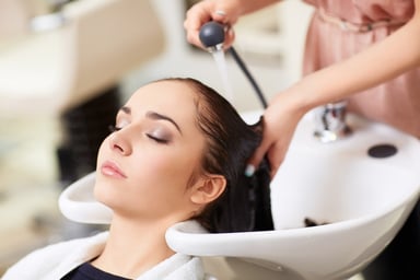 woman hair salon