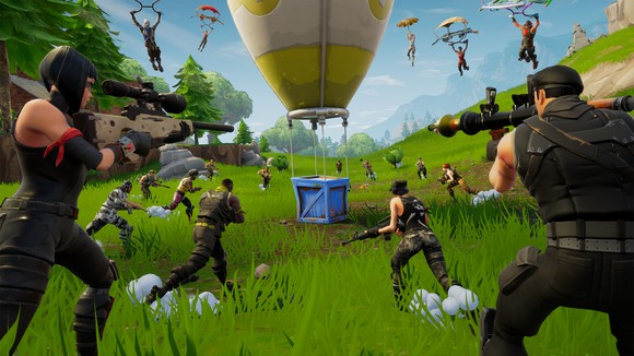 A screen shot from Epic Games' Fortnite.