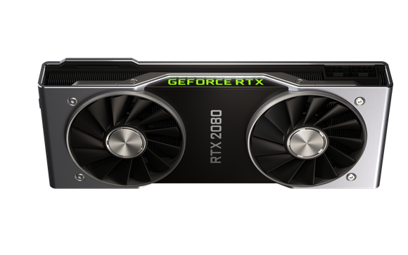 The GeForce RTX 2080 graphics card.