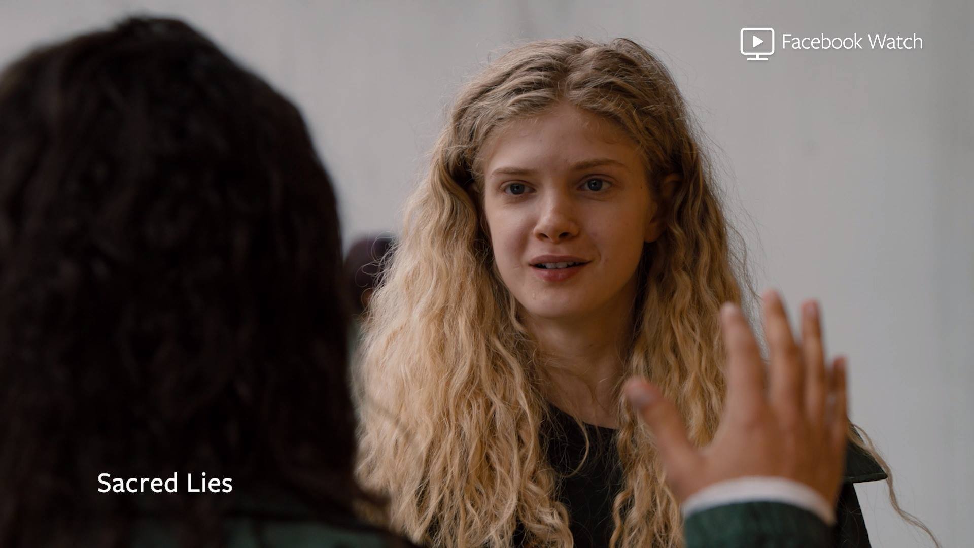 A screen capture from Facebook's "Sacred Lies".