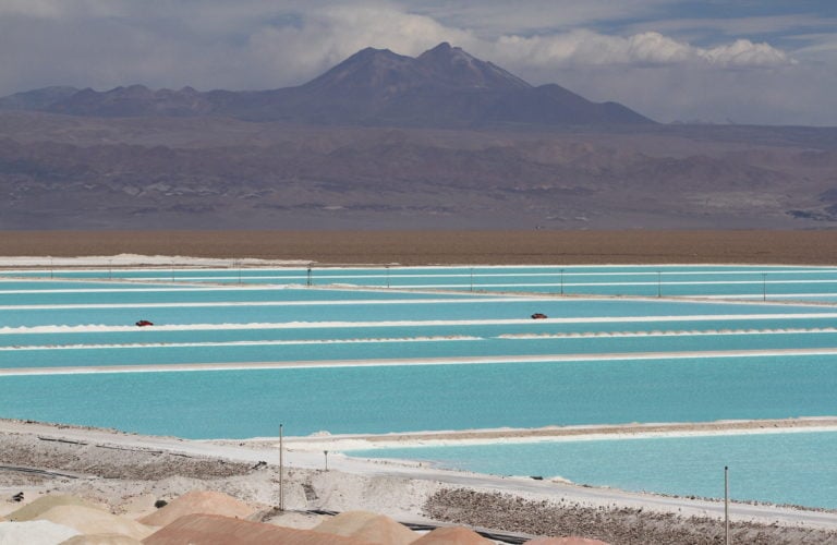 Brine ponds for lithium production