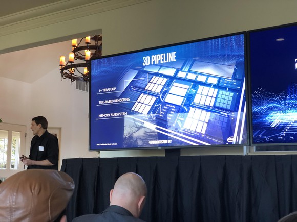 Intel Fellow and Director of Graphics Architecture presenting Gen. 11 at the IA Day.