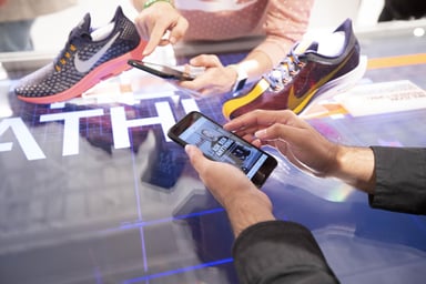 Nike digital app shoes