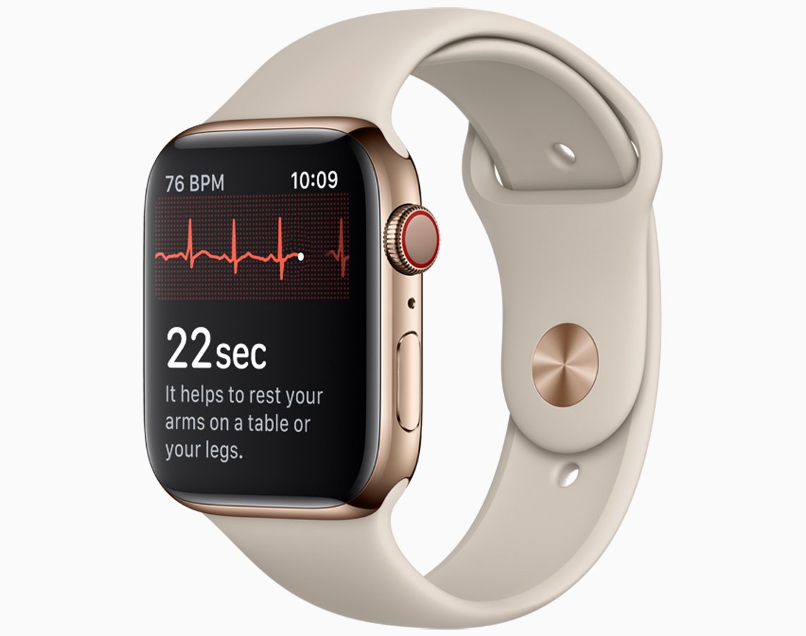 An image of an Apple Watch Series 4.