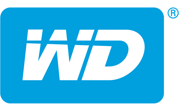 Blue corporate logo with WD letters in white.