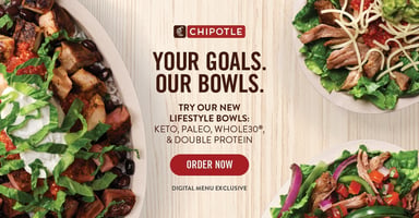 Chipotle Lifestyle bowls