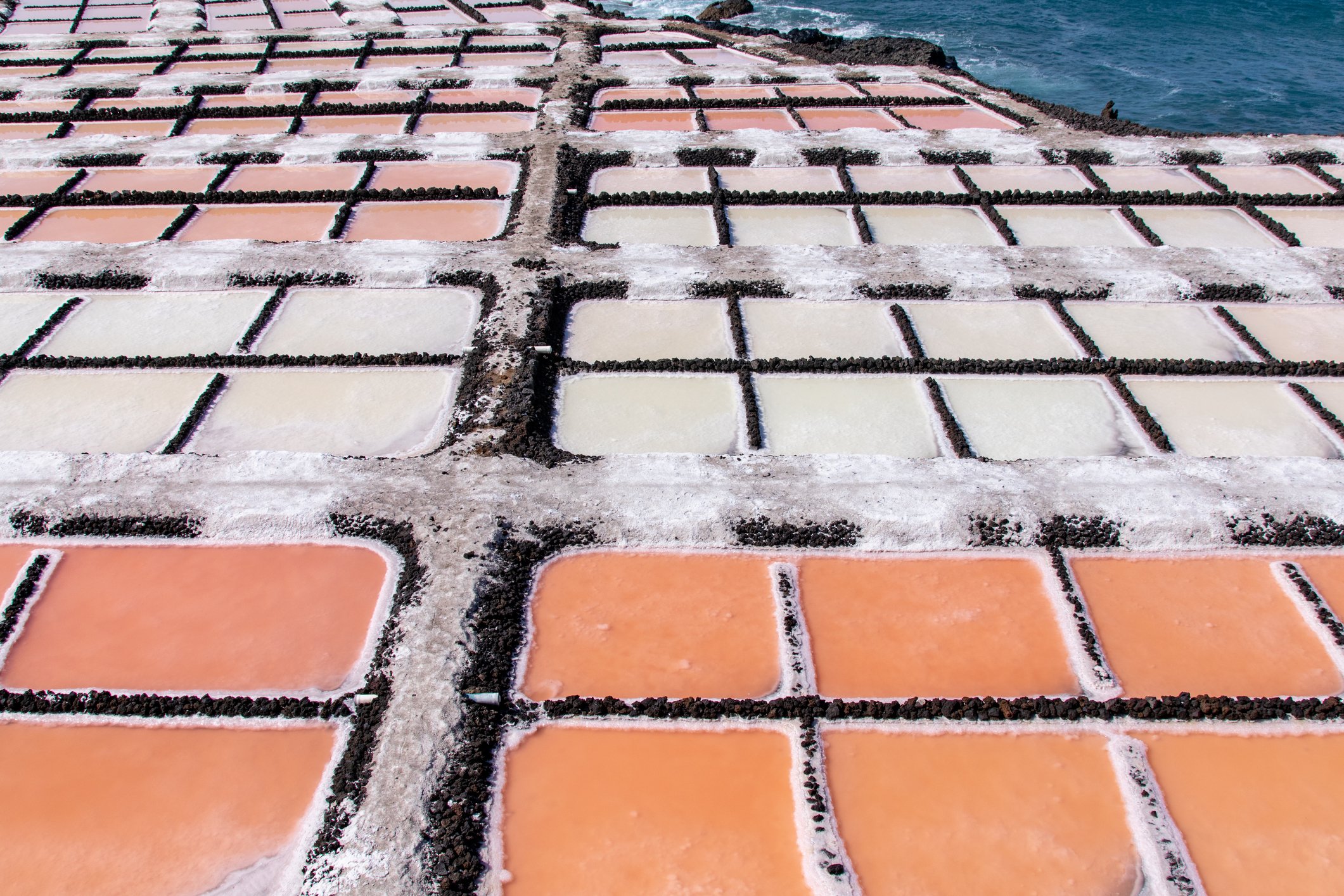 Lithium evaporation ponds.