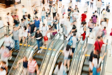 shopping mall scene