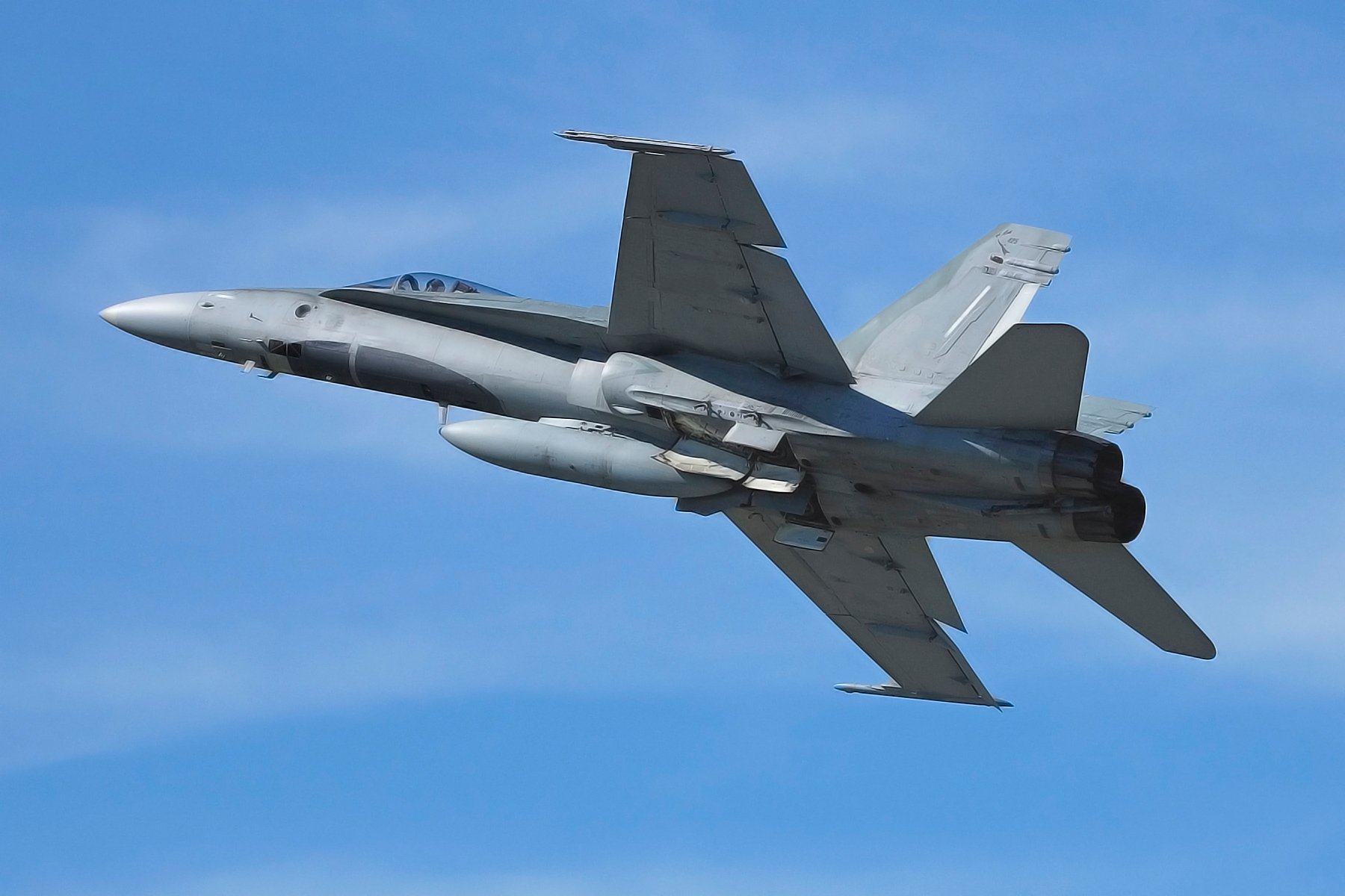 Boeing F-18 fighter jet