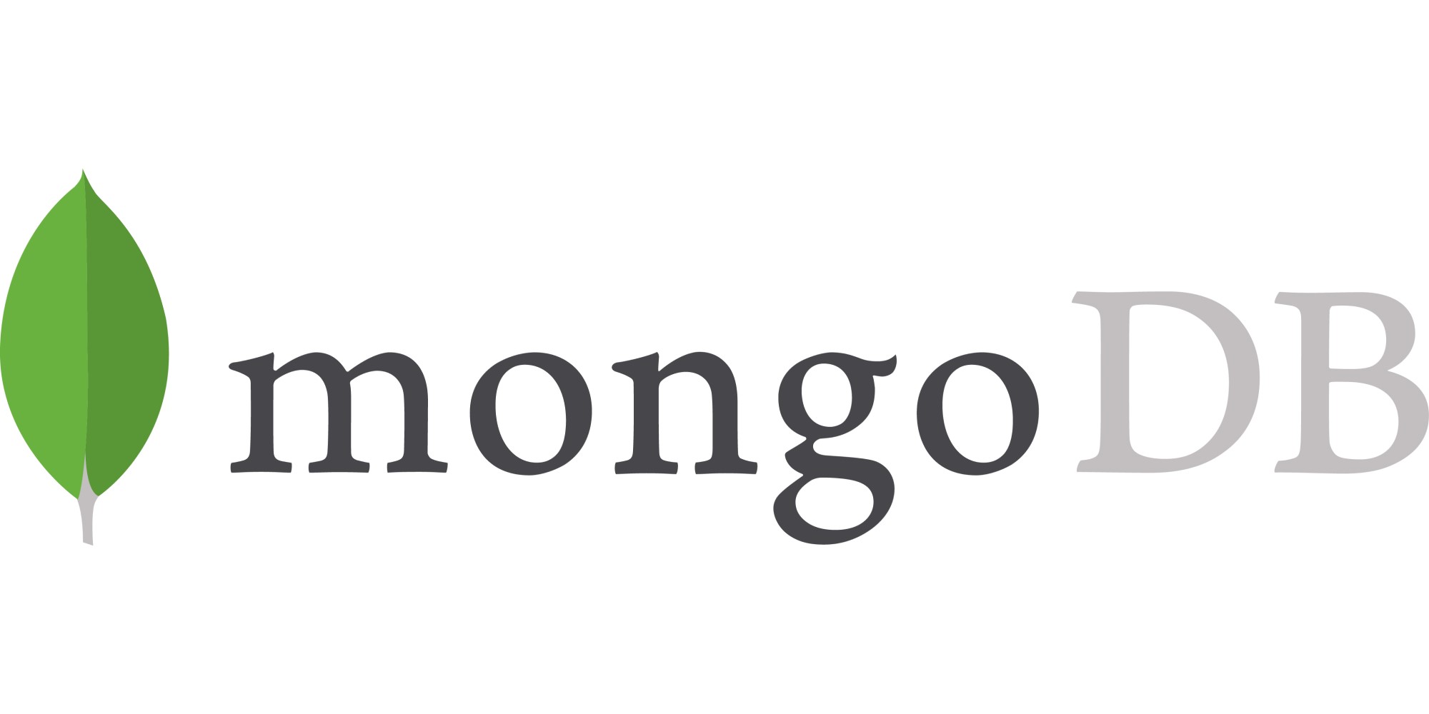 The MongoDB logo.