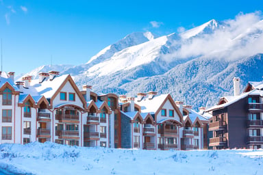 Mountain Resort in Winter