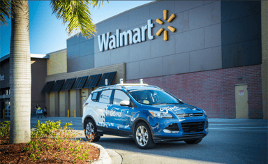 walmart self-driving car delivery