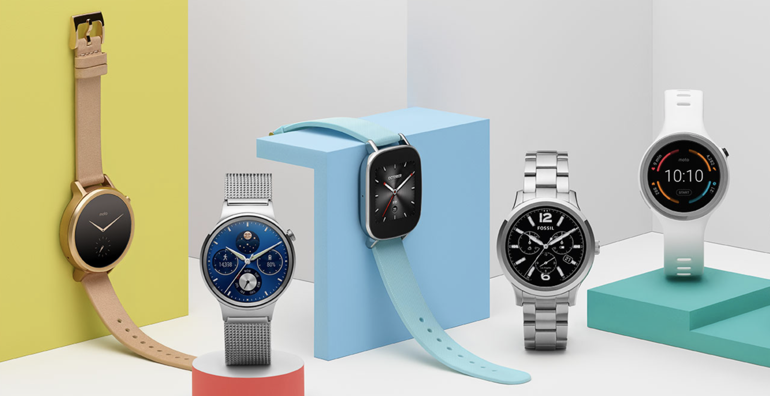 Collection of third-party Wear OS smartwatches