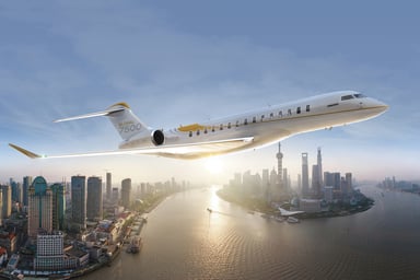 BBD Global 7500 bizjet rendering source BBD