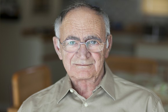 Closeup of older man