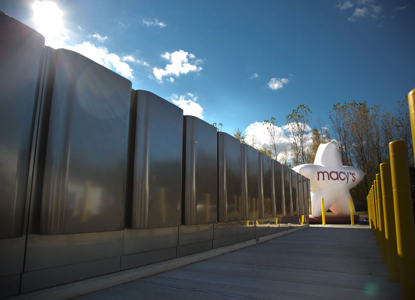Bloom Energy installation at a Macy's store. 