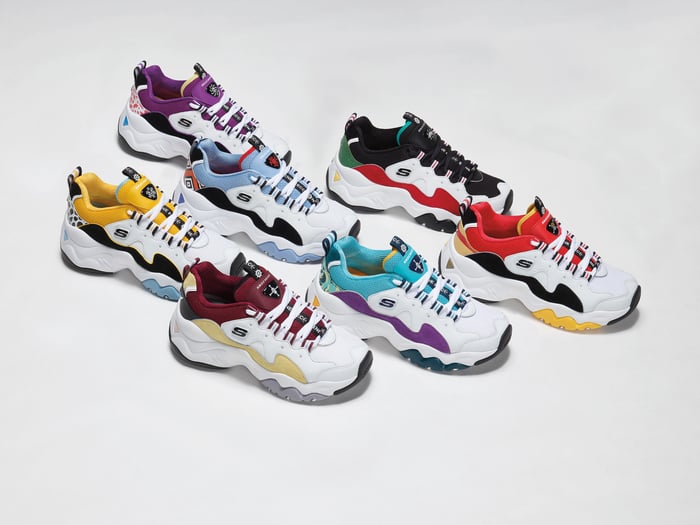 Skechers shoes.