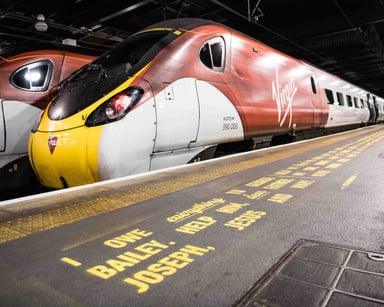 Virgin train in the UK