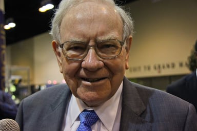 TMF Warren Buffett smiling