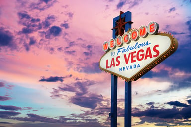 Las Vegas Sign at Sunset
