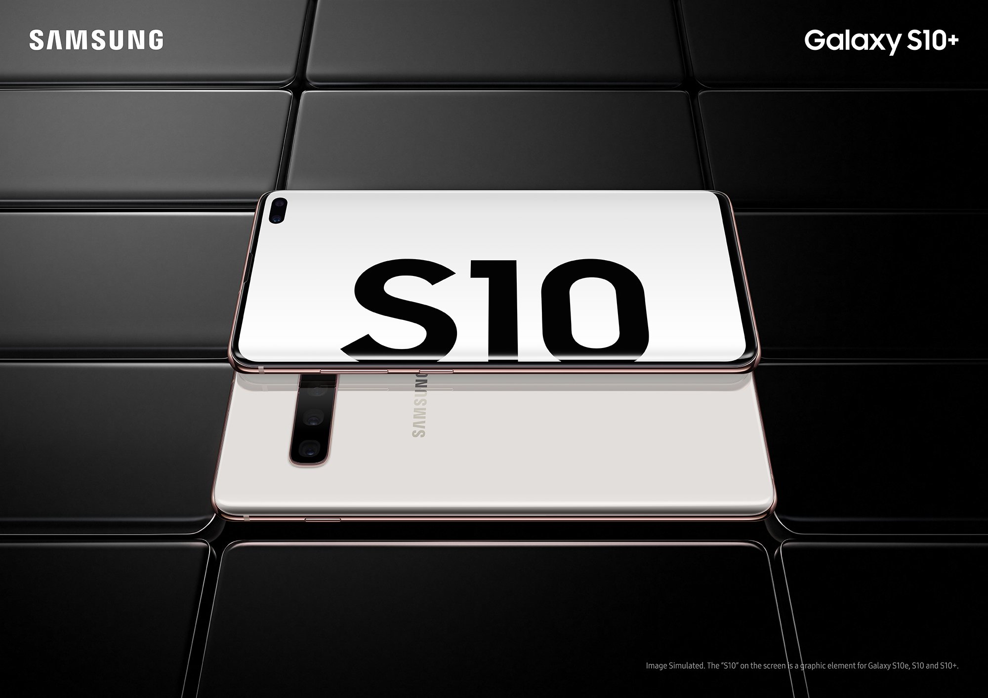 Samsung Galaxy S10 smartphones.