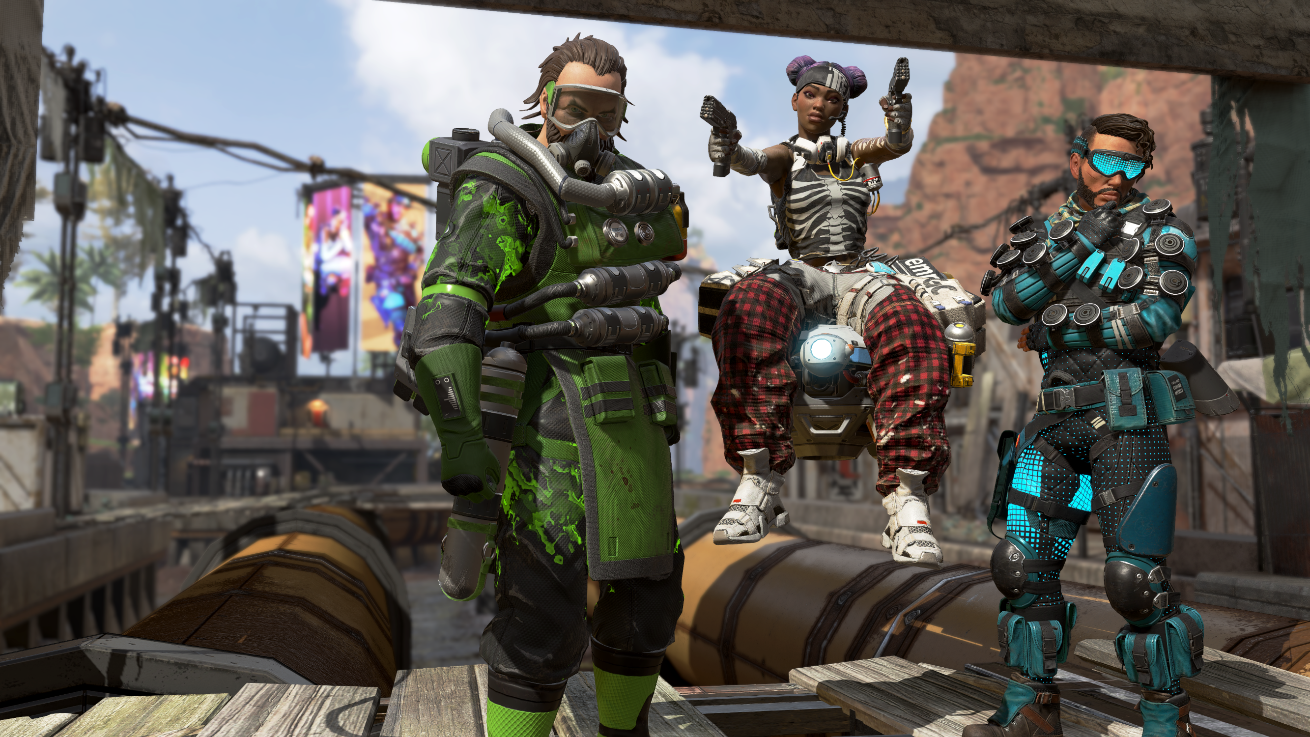 A screenshot from Apex Legends, a recently released Electronic Arts title.