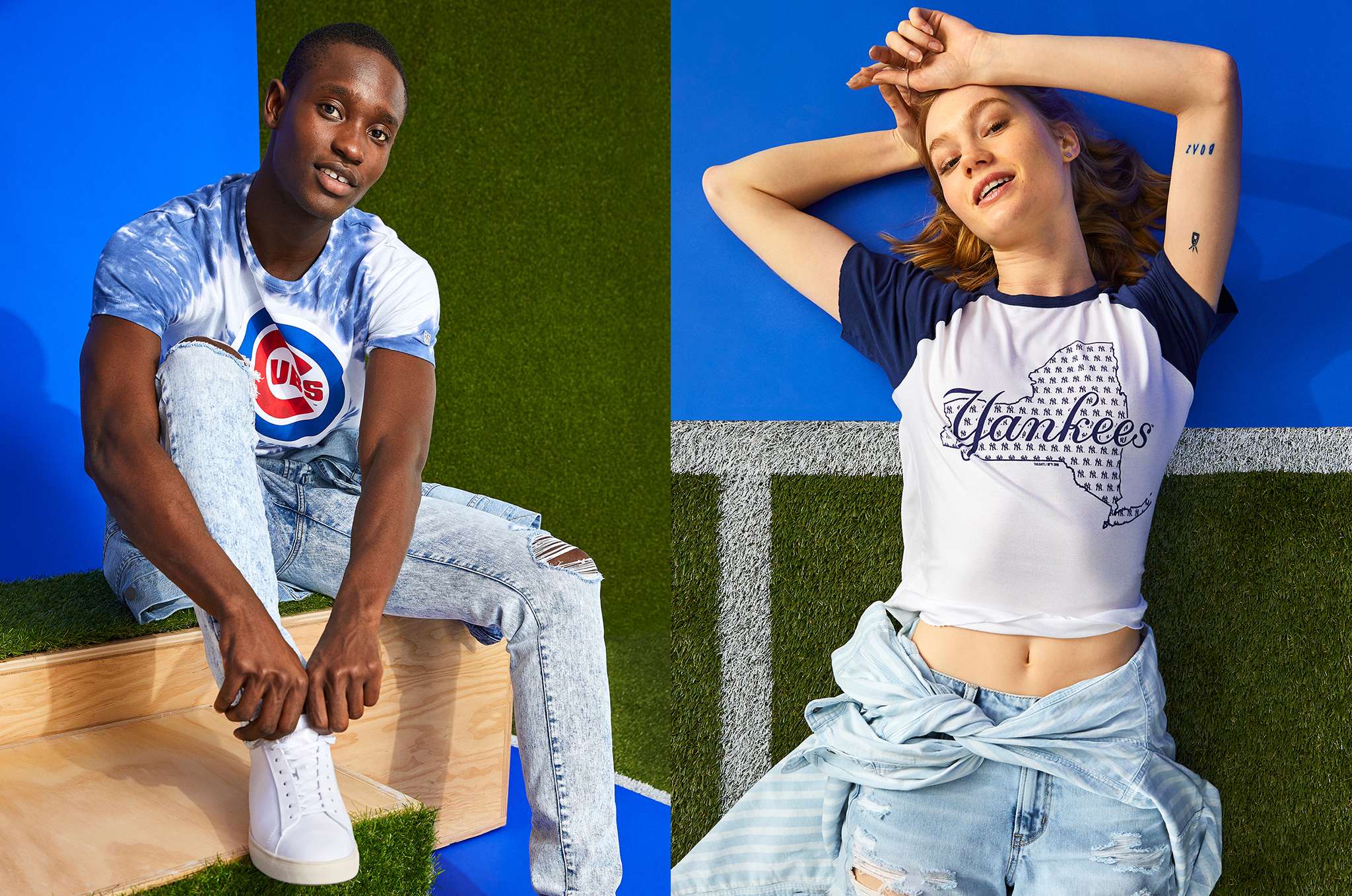 An American Eagle ad campaign.